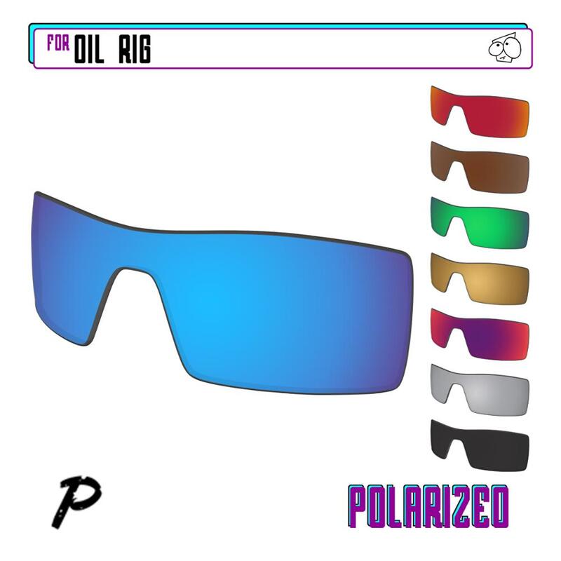 Ezreemplace-lentes polarizadas de repuesto para gafas de sol, lentes de sol, equipo de aceite, roble Ley, múltiples opciones