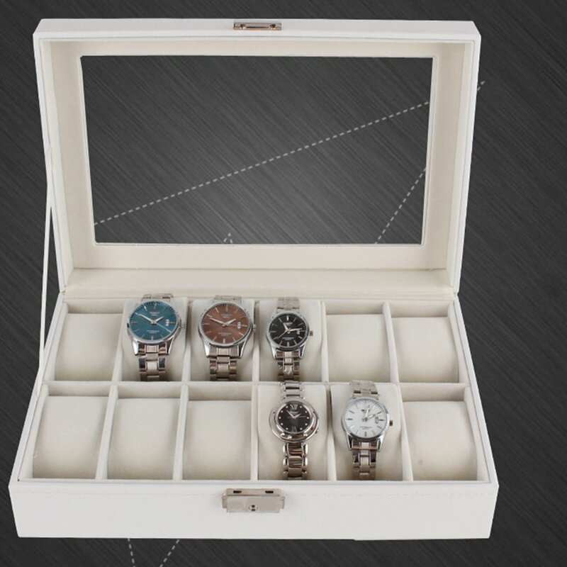 Jewelry Watch Box Case For YAZOLE Elegant Wrist Watch Present Gift Box Case Display Storage Organizer