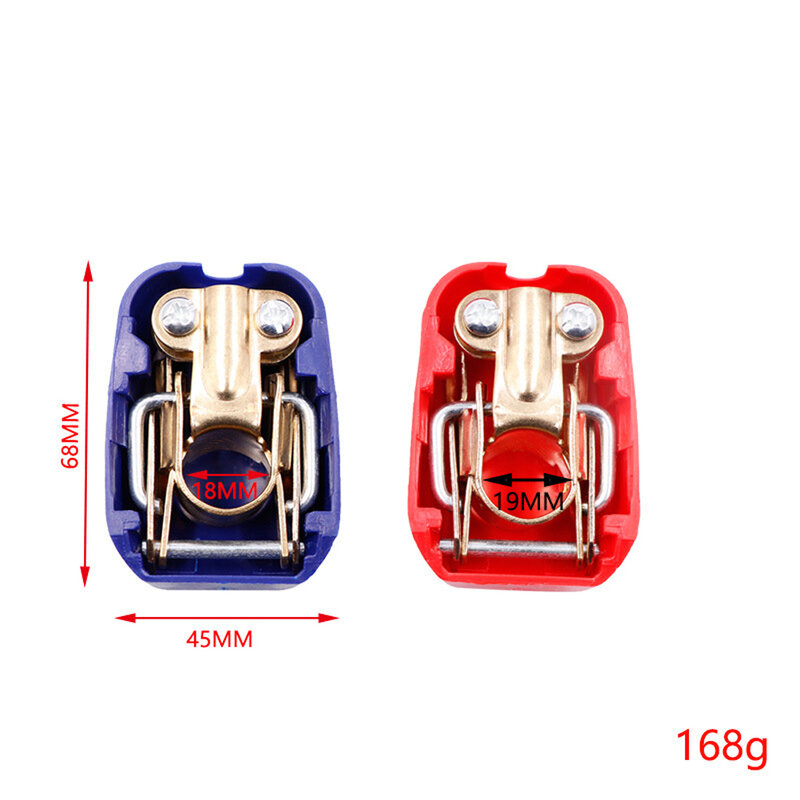 New A Pair Positive & Negative Electrode Quick Release Lift Off Connector Clamps Car Battery Terminals Car Accessories