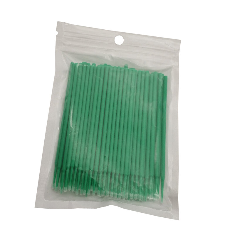 100 ชิ้น/ล็อตS M LขนาดDisposable Cotton Swab Eyelash Extension Microbrush Applicatorsมาสคาร่าส่วนบุคคลMicroแปรงแปรง