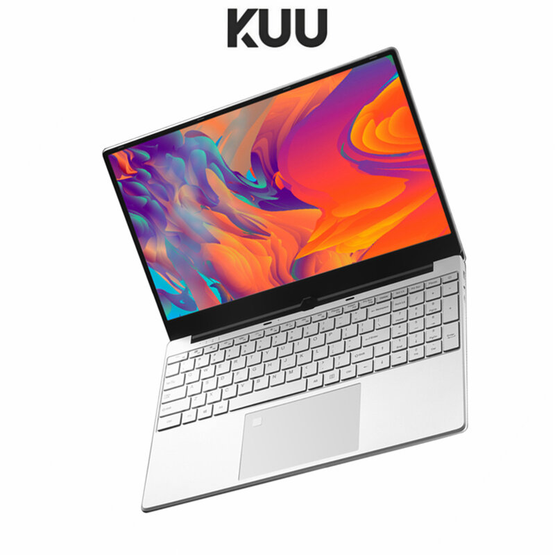 KUU 15.6 인치 인텔 i5-5257U 3.10GHz 게임용 노트북 256GB SSD IPS 스크린 키보드 백라이트 지문 잠금 해제 게임 노트북