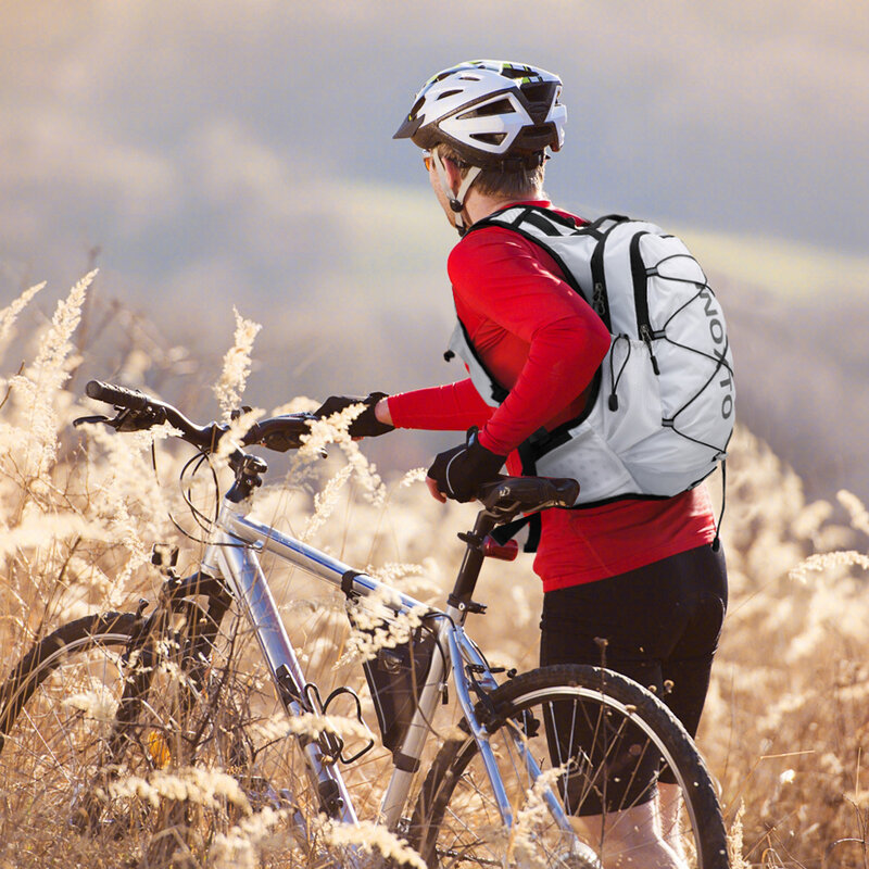 INOXTO 12L Cycling Bag Men's Women Riding Waterproof Breathable Bicycle Backpack,Bicycle Water Bag,Bicycle helmet