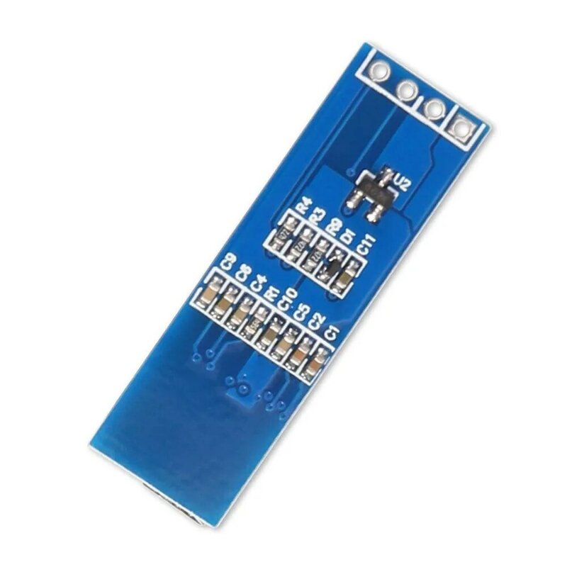 Módulo OLED de 0,91 pulgadas, módulo de pantalla LED LCD OLED de 0,91 pulgadas, comunicación IIC para arduino, Blanco/azul, 128X32, 0,91"
