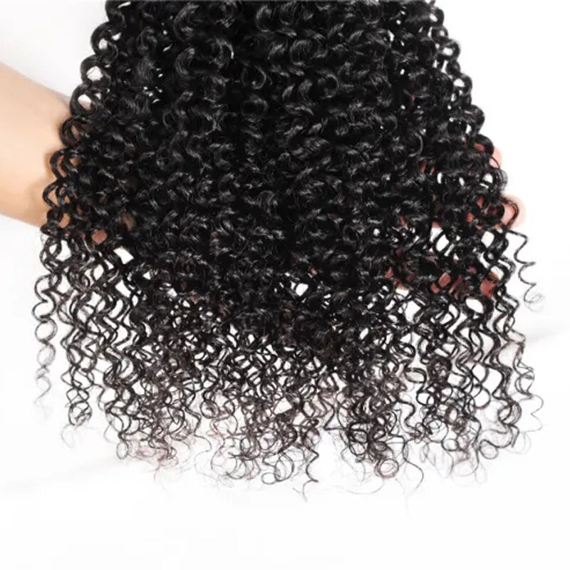 Missanna, вьющиеся искусственные человеческие волосы, женские бразильские кудрявые волосы, 1/3/4 дюйма, человеческие вьющиеся волосы, натуральные человеческие волосы