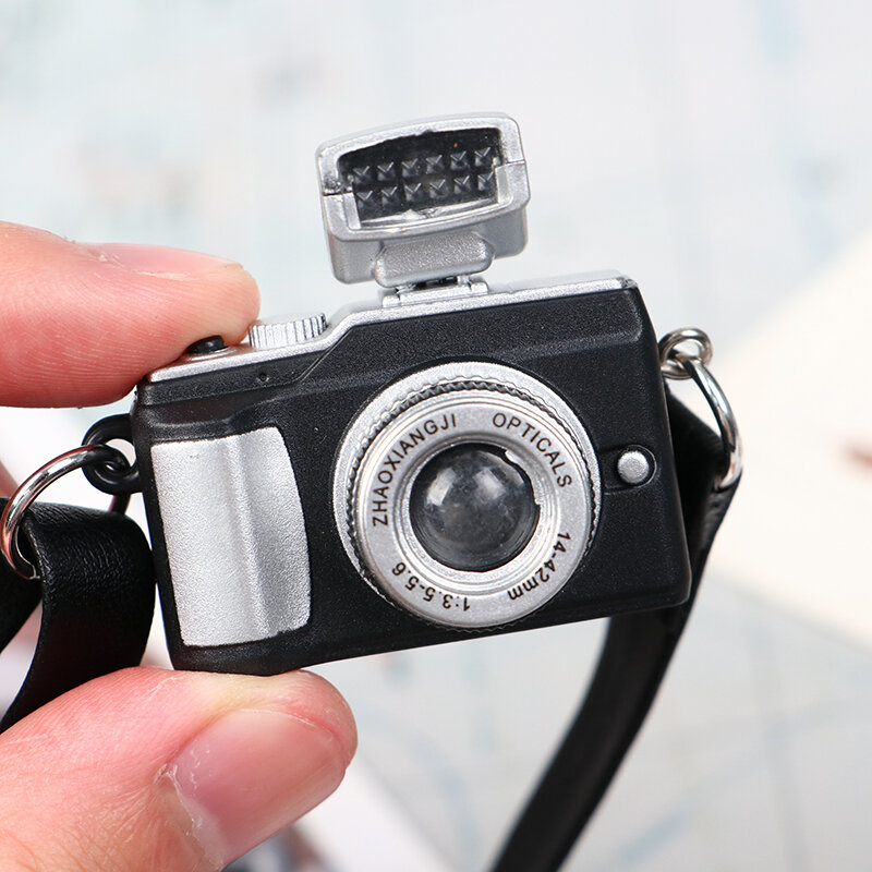 رائجة البيع 1 قطعة ألعاب الدمى كاميرا صغيرة محاكاة كاميرات للدمى ديكورات منزلية الإكسسوارات