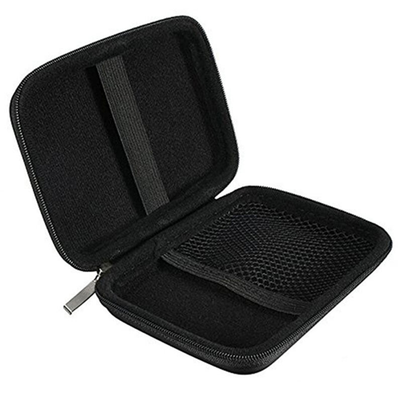 حقيبة حمل لمحرك الأقراص الصلبة الخارجي USB مقاس 2.5 بوصة وحقيبة واقية مع سحاب
