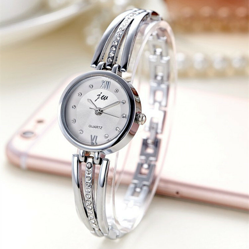 Moda strass relógios femininos marca de luxo aço inoxidável pulseira relógios senhoras vestido quartzo relógios mujer relógio 2020
