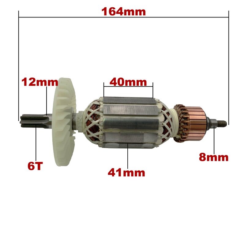 AC220V-240V Armature Rotor Anchor Replacement for HITACHI Rotary Hammer DH40MR