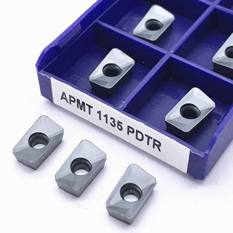 10 pz APMT1135 PDTR LT30 /APKT1135 PDTR LT30 tornio CNC inserti in metallo duro, acciaio, utensili in acciaio inossidabile