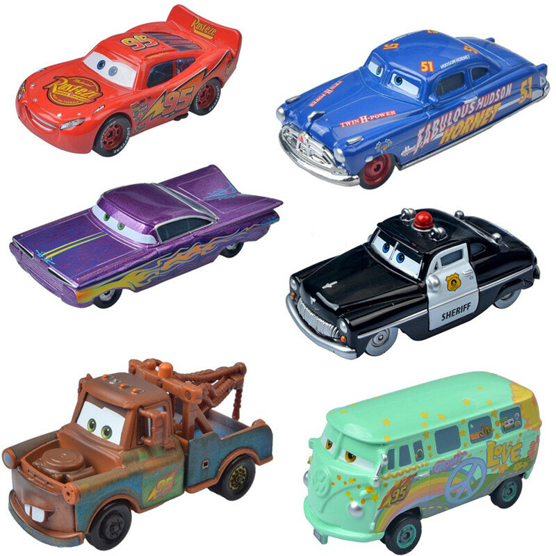 Disney-coches Pixar Cars 3 de 38 estilos para niños, modelo de coche de Metal fundido a presión, Rayo McQueen, Jackson Storm, Smokey, regalo de Navidad