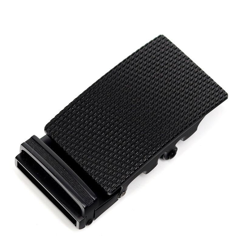 Casual fivela de cinto preto marca automática fivela de cinta de metal 40mm moda clique fivelas durável se encaixa em 3.5 cm catraca cintos