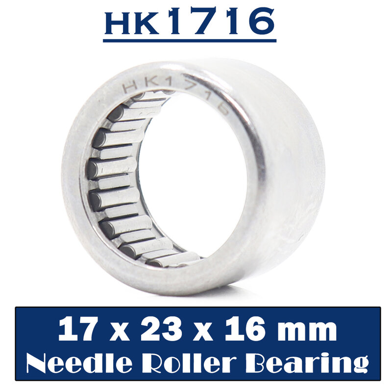 Rodamientos de agujas HK1716, rodamiento de agujas de 17x23x16mm (5 piezas), TLA1716Z HK172316 57941/17