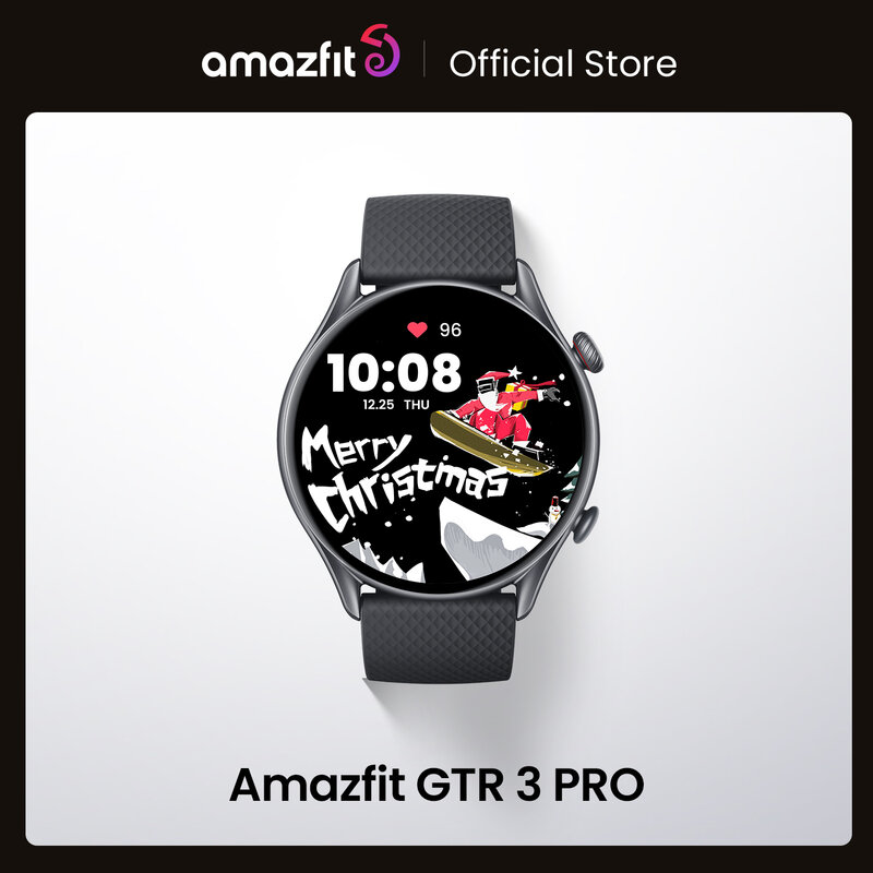 Смарт-часы Amazfit GTR 3 Pro GTR3 Pro, умные часы с AMOLED дисплеем, 12 дней без подзарядки, для Android