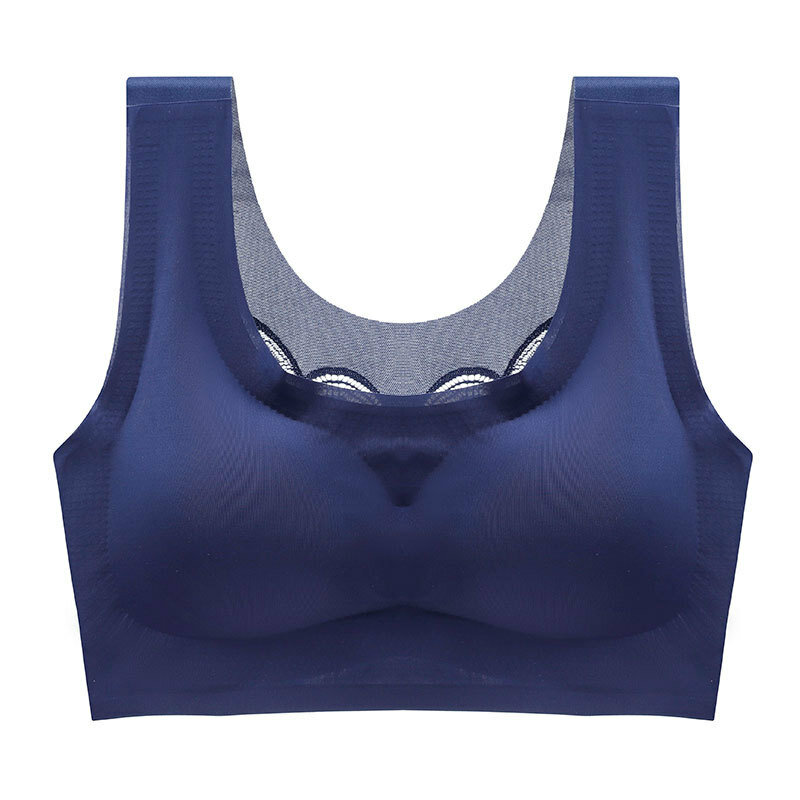 Thin and Large Size Vest-style Seamless Bra, Sleep, Sports and Leisure, Beautiful Back Underwear, Gather and Close Breast Bra