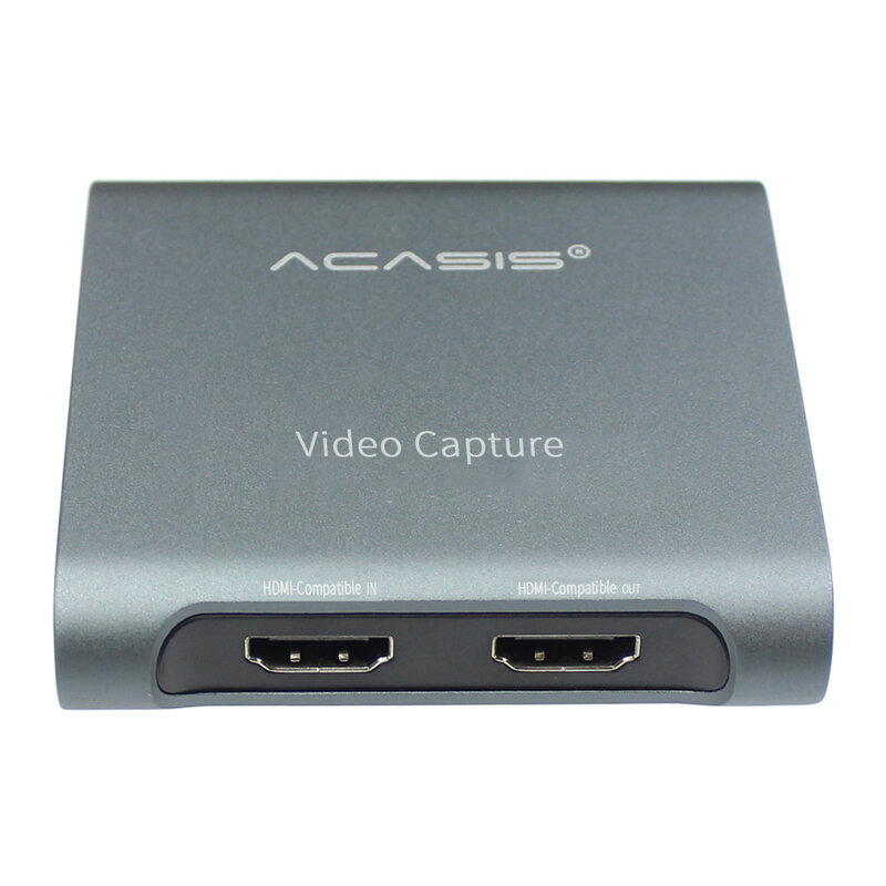 Acasis Upgrade 4K 1080P Video Capture Card USB 3.0 Tipe-C Port HD Perekam untuk Permainan Video live Streaming untuk PS4 Xbox PC Colors
