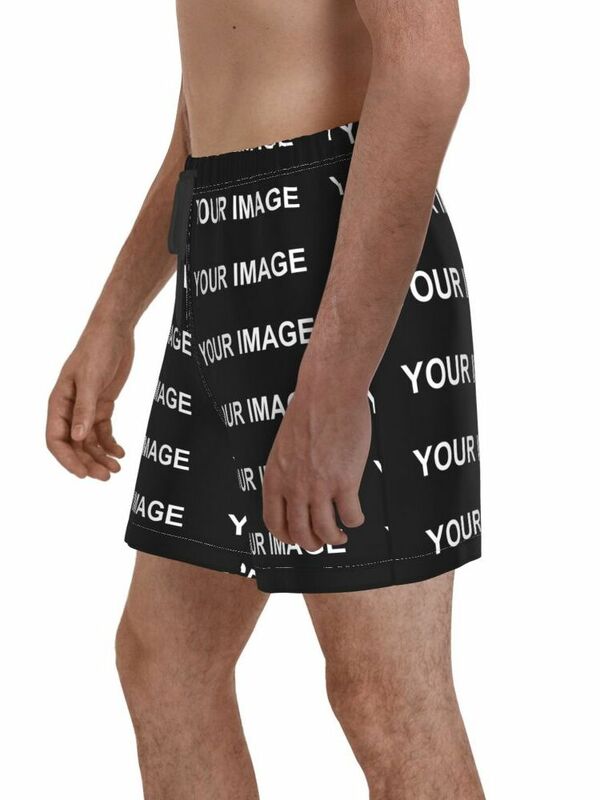 Ваши изображения изготовленные на заказ пляжные шорты индивидуальный дизайн ваши собственные купальные плавки индивидуальные мужские плавки
