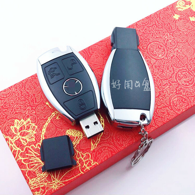 USB 2.0 Flash Drive de capacidade real para chave do carro, 1000GB, 512GB, 256GB, 128 GB, M ercedes B, venda quente, moda, criativo, 2023