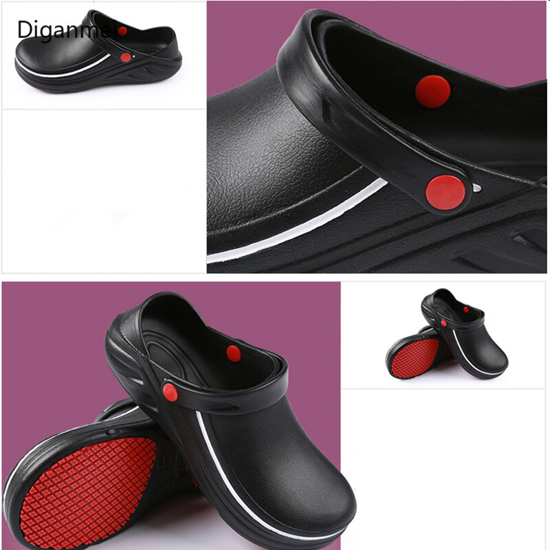 Zapatos de Chef profesionales antideslizantes Unisex, calzado de trabajo plano, transpirable, antideslizante y resistente al desgaste, para Cocina