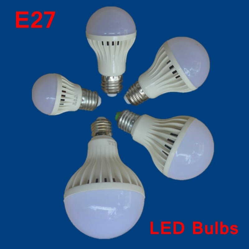 3 개/묶음 E27 LED 전구 에너지 절약 조명 전구 E27 나사 전구 LED 램프 전구 220V LED 전구, 도매