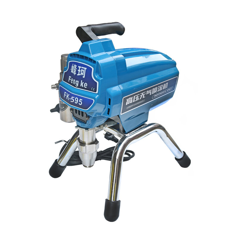 Professional Airless พ่นเครื่อง Professional Airless Spray Gun 2600W 2.6L Airless Paint Sprayer 595เครื่องจิตรกรรมเครื่องมือ