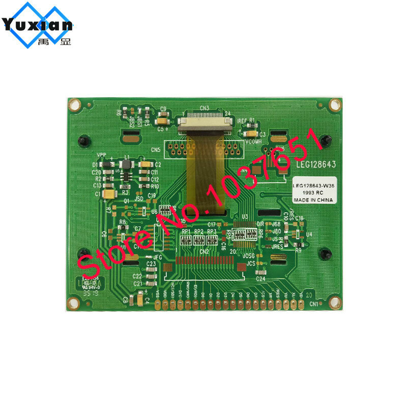 OLED 128X64 8-разрядный mcu spi серийный I2C IIC 2,7 дюймов 93*70 мм LEG128643