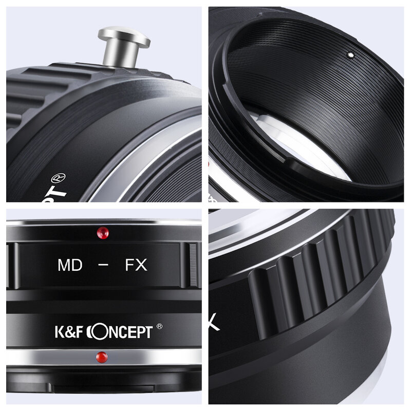 K & F Concept-Adaptador de lente de MD-FX para cámara, anillo adaptador de montura de Minolta MD para Fujifilm Fuji X-Pro1 X Pro 1