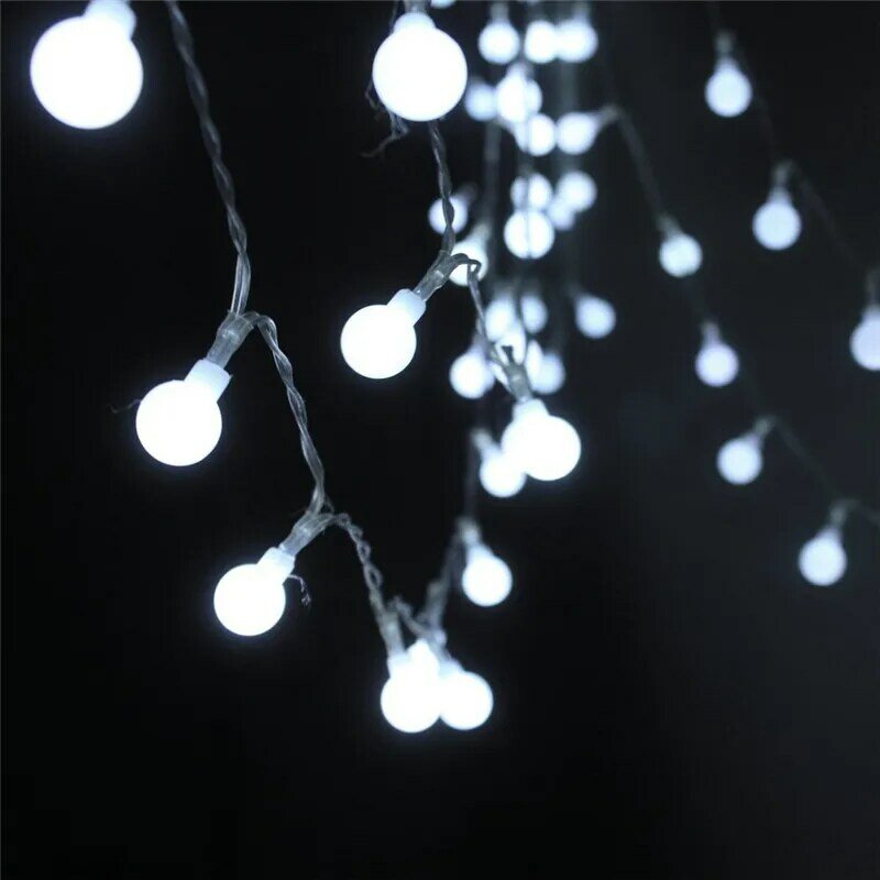 AA Battery Power LED Ball Garland Lights Fairy String Waterproof Outdoor Lamp Christmas Holiday Wedding Party Lights Decoration