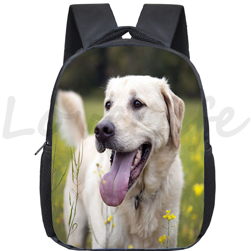 เด็กวัยหัดเดินเยอรมัน Shepherd โรงเรียนอนุบาลกระเป๋าเด็กบอสตัน Terrier กระเป๋าเป้สะพายหลังที่สวยงาม Bulldog กระเป๋านักเรียน Husky สุนัข Bookbag