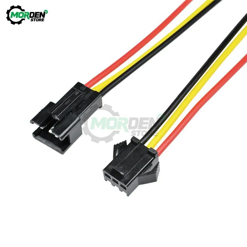 5Pairs 2Pin 3Pin Jst Plug Man-vrouw Kabel 3Mm/2.54Mm Connector Adapter 10Cm/15Cm/20Cm/30Cm Voor 3528 5050 Led Light Strip