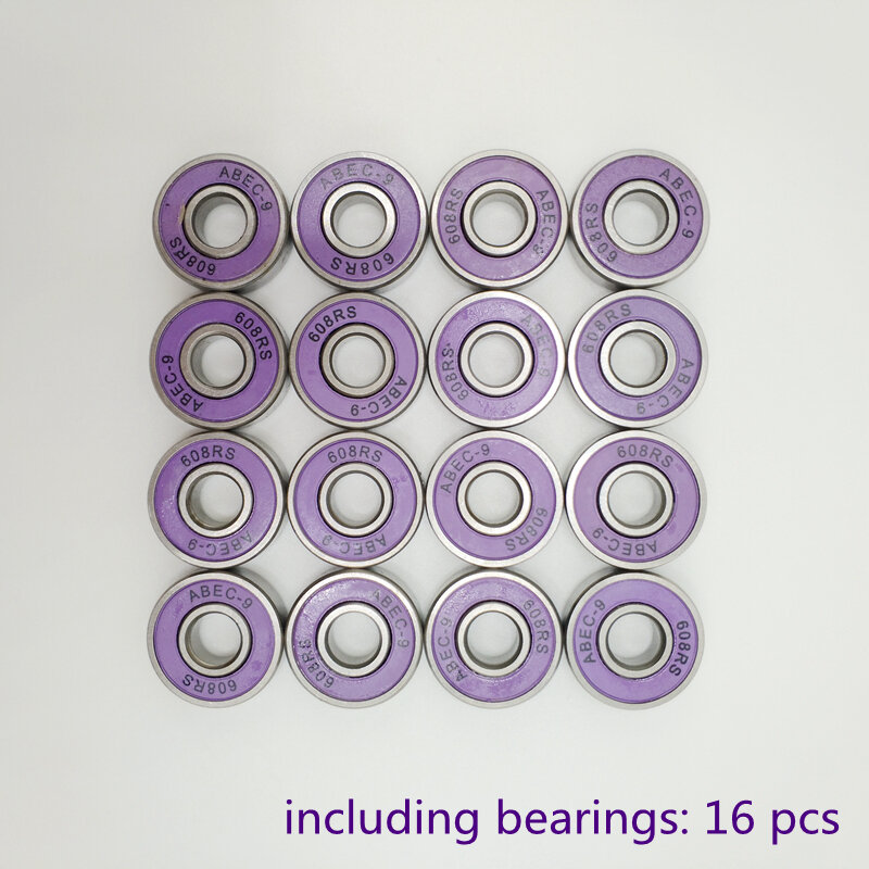 Free shipping skate bearing abec-7 22x8x7 mm purple color