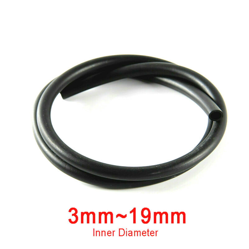 Black multi size 3mm~19mm length 1 meter/3 meter smooth nitrile rubber hose for gasoline delivery pipe carburetor hose