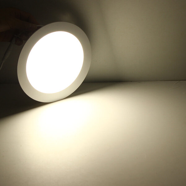 Luminária embutida ultrafina de teto, regulável, led, para painel, 3w, 4w, 6w, 9w, 12w e 15w 25w luz de ponto led redonda AC85-265V
