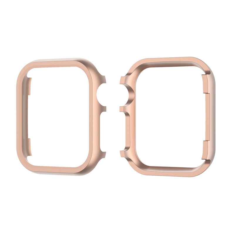 Metalen Behuizing Voor Apple Watch Serie 9 8 7 41Mm 45Mm Aluminium Bumper Hoesjes Voor Iwatch 6 Se 40Mm 44Mm Frame Beschermhoes