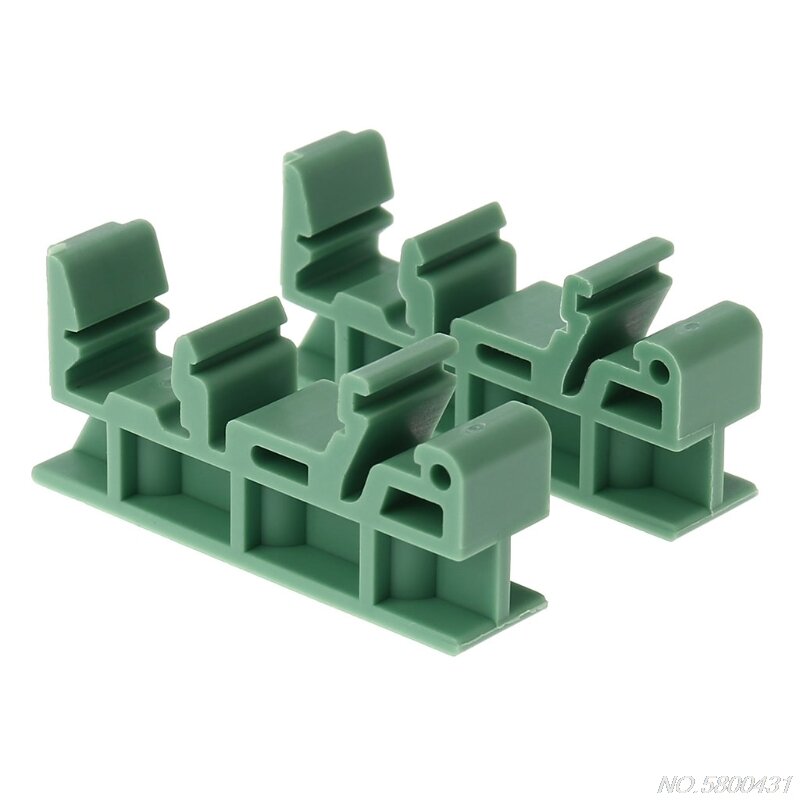 PCB 35mm DIN Rail Mounting Adapter Circuit Board Bracket Holder Carrier Clips D17 20 Dropshipping
