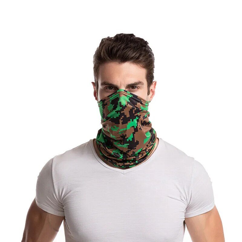 Bandana Magic Face Mask Neckerchief Sun Protection Polyester Men's Scarf Snood For Women Versatility Caps Cycling Elastic