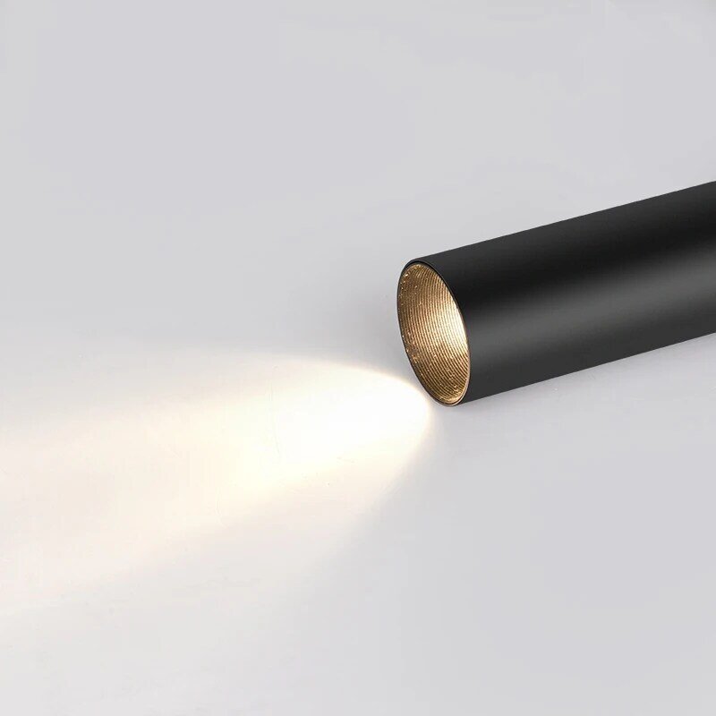 Spot lumineux Led en aluminium avec technologie COB, éclairage sur Rail, idéal pour un magasin de cuisine, 12/20/30/40W, 220v
