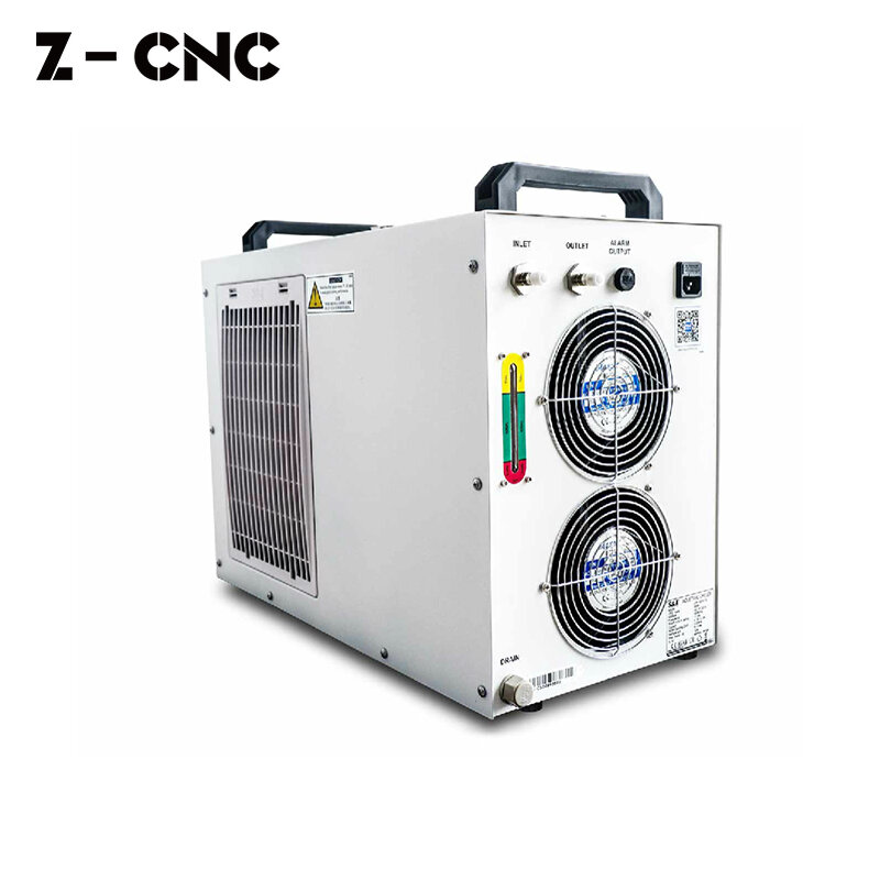 Teyu S & A CW5200TH CW5202TH Chiller de água industrial para 80-150W Co2 Laser Tube, CNC Cooling CW5200DH Z-CNC
