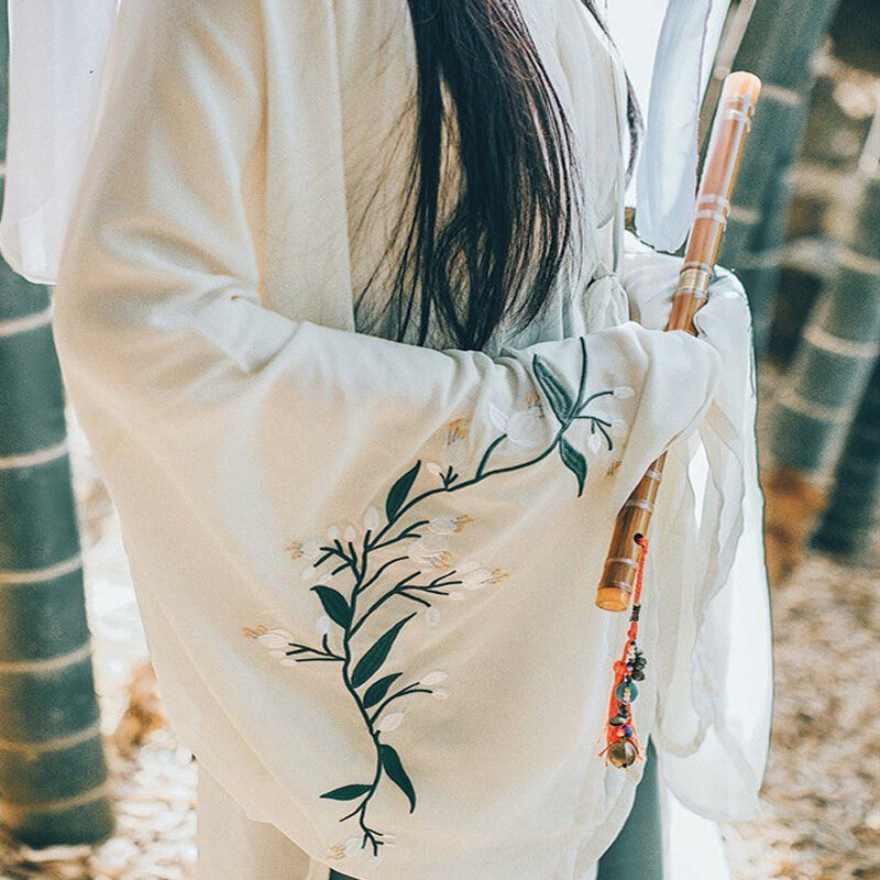 Frauen Moderne Kleid Chinesischen Stil Kleidung Tang Hanfu Big Sleeve Anzüge Täglichen Tragen Chinesische Alte Kostüm Fee Leistung Grün