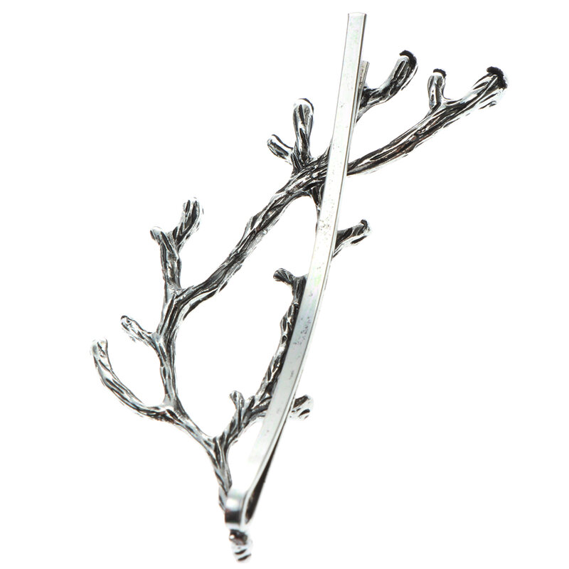 Vintage Gold Silver Tree Hair Clips Girls Alloy Branch Hairpins Fashion Hairgrips Lady Elegance Metal Hair Accessories For Women
