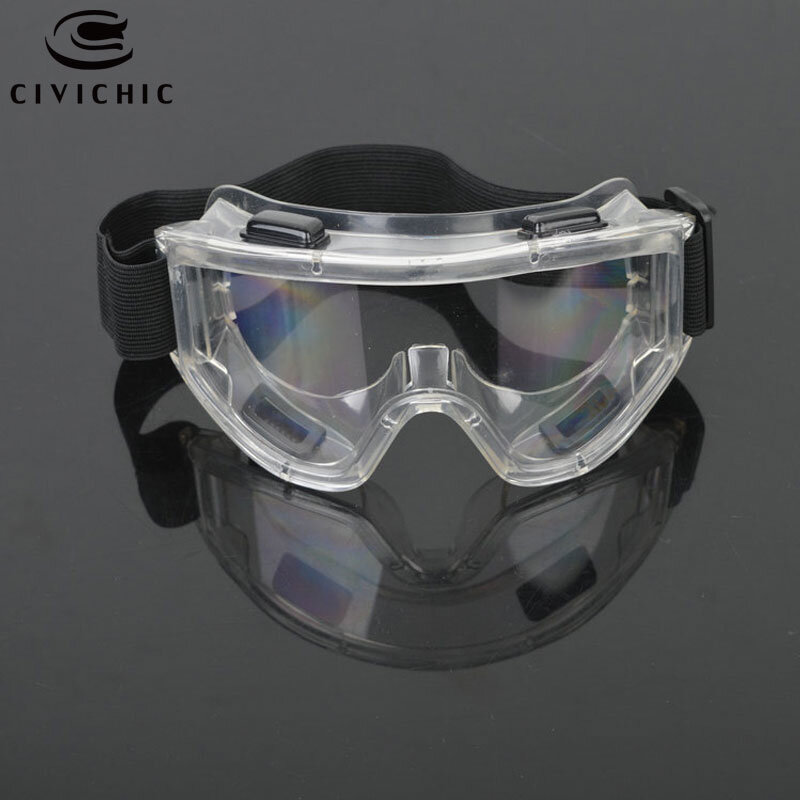 Chic okulary okulary męskie gogle odporne na wiatr kobiety Anti Fog pył ochrona oczu migacze okulary przeciwwirusowe przekładnie ochronne GG311