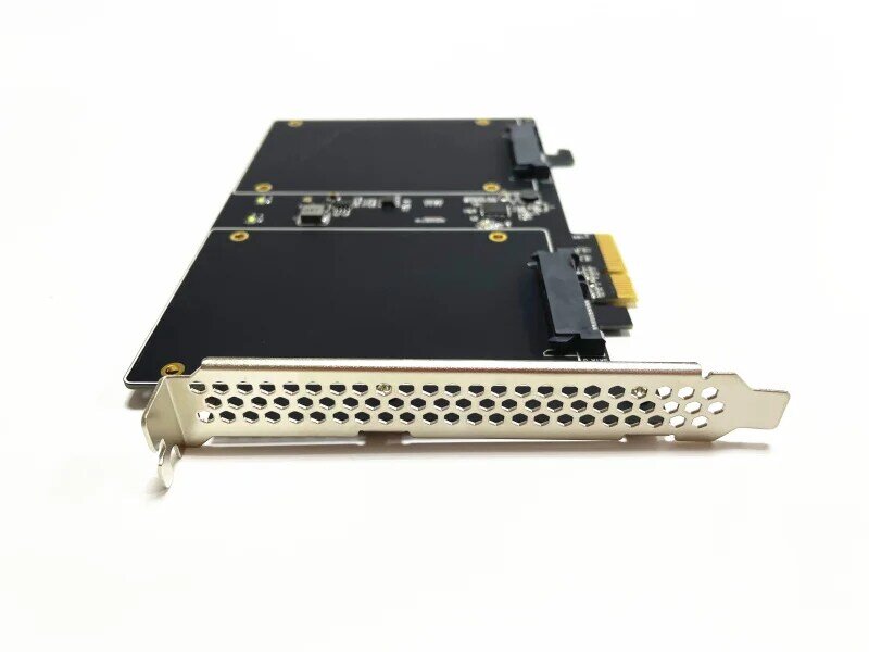 بطاقة مهايئ ديبروجلي عالية السرعة Raid Dual SATA3.0 إلى PCIe 4x SSD لأجهزة Mac pro 08-12 OSX 10.8-10.14 وفي وقت لاحق