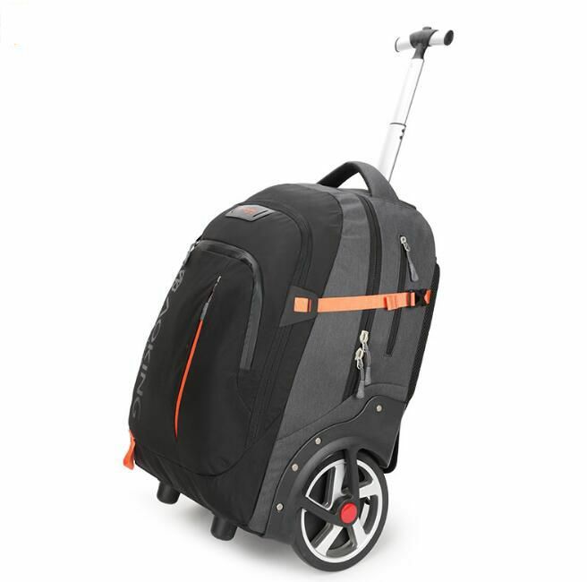 Maleta de equipaje de 20 pulgadas para hombre, mochila de viaje con ruedas oxford, con ruedas