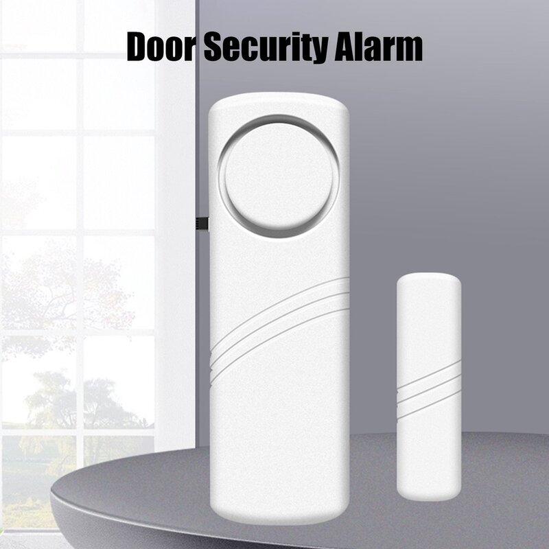 Simples Anti-Roubo Porta e Janela Alarme, Alarme sem fio de segurança doméstica, Alarme magnético aberto porta disparada