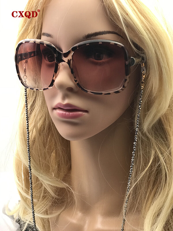 Ręcznie robione modne okulary do czytania łańcuszek dla kobiet okulary przeciwsłoneczne sznury 3mm galwanicznie smycz zroszony okulary maski prezent hurtownia