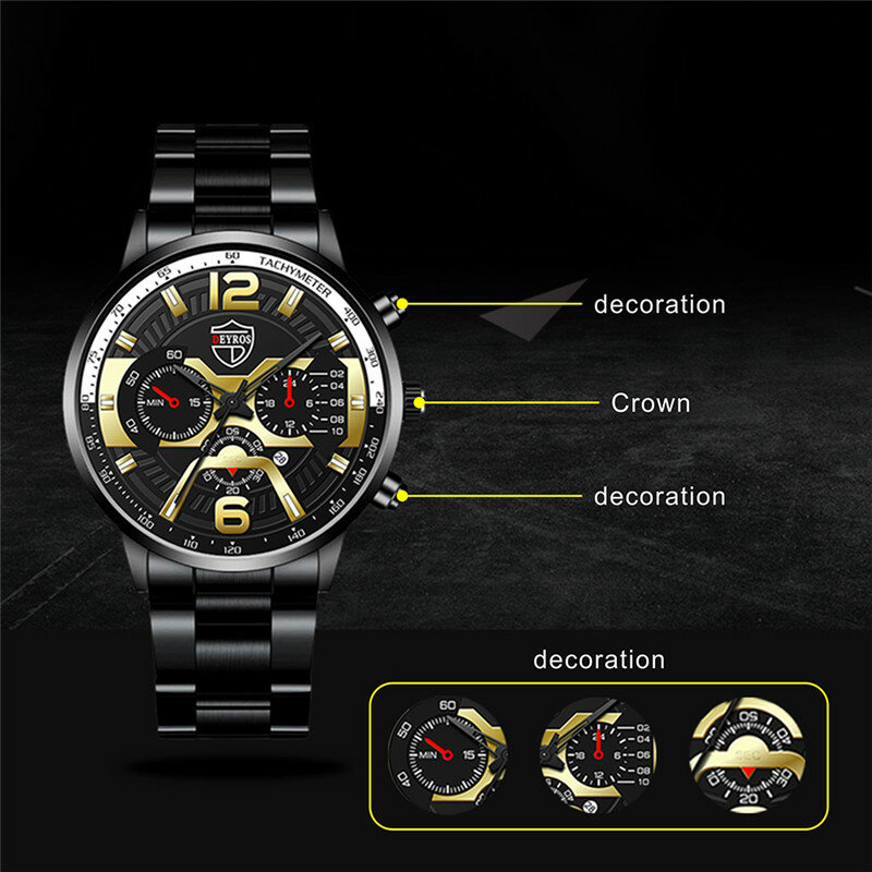 2022 Fashion Heren Rvs Horloges Luxe Mannen Sport Quartz Horloge Mannelijke Business Casual Lederen Horloge Reloj Hombre
