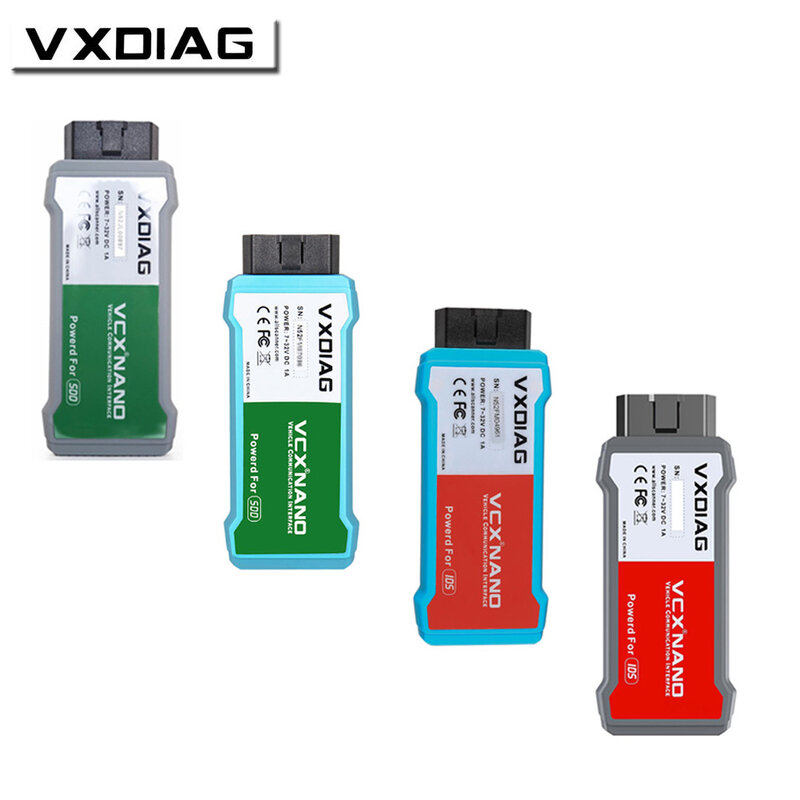 VXDIAG VCX NANO for Ford/Mazda with IDS V114 & for Land Rover /Jaguar 2 in 1 Software SDD V158 with USB/WiFi
