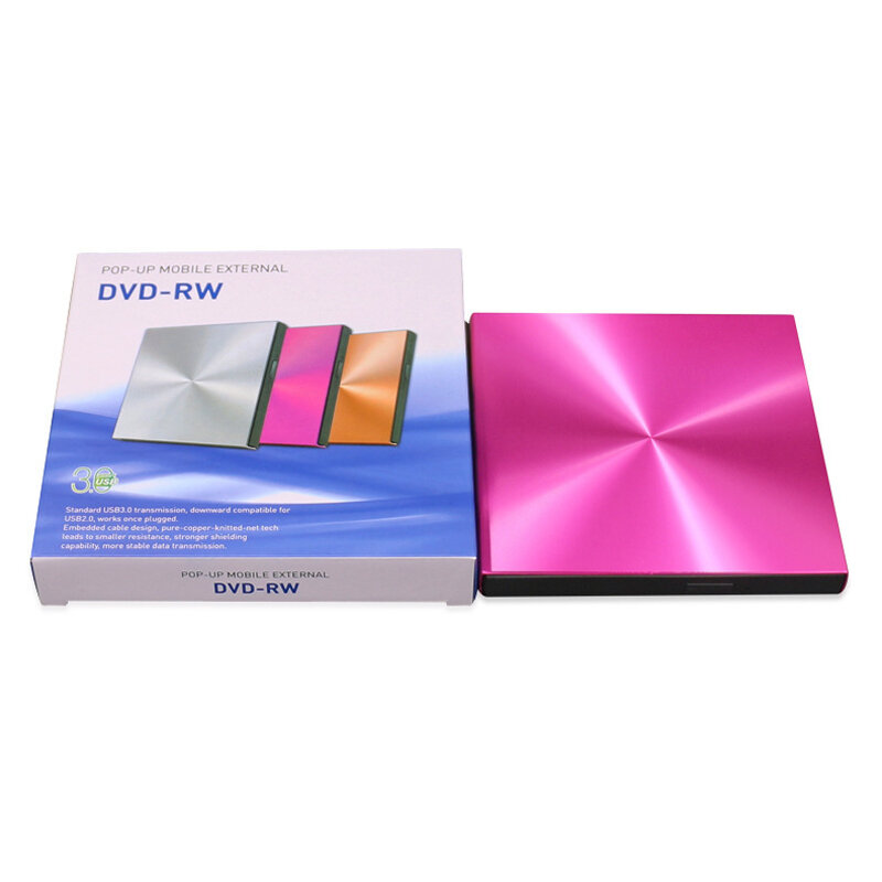 알루미늄 합금 USB3.0 외부 디스크 버너 TG30N 노트북 모바일 외부 dvd 레코딩 외부 광학 드라이브