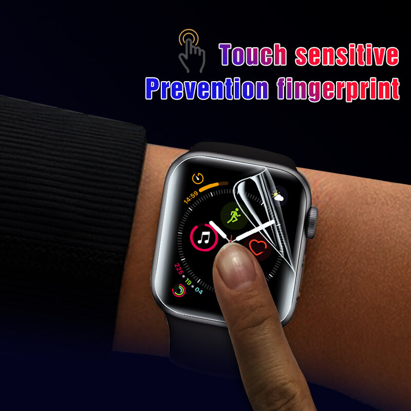 Защитная пленка для Apple Watch 5, 44 мм, 40 мм, серия 4, 3, 2, 1, HD, прозрачная, TPU, Защитная мягкая пленка для Apple Watch 42 мм, 38 мм