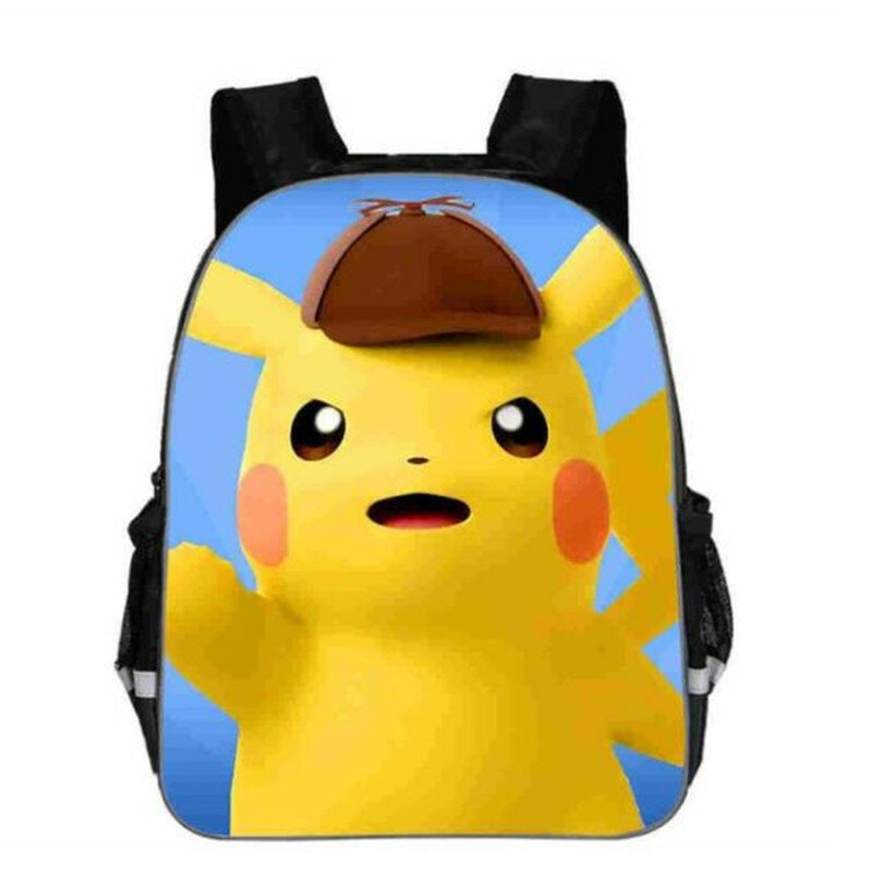 Nuevo lindo dibujo animado de Pikachu Mochila Pokemon Cosplay mochilas de impresión mochilas escolares adolescentes niñas niños Mochila femenina