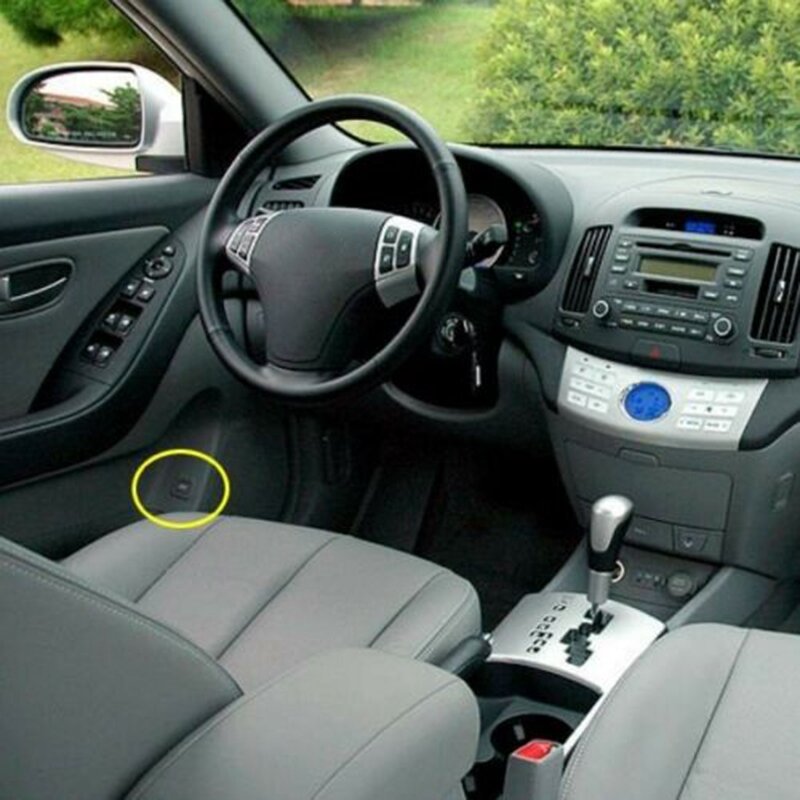 Rear Trunk Door Open Button Switch- Trunk Lid Switch for Hyundai Elantra/ Avante HD 2007-2010 93555-2H000 (Black)